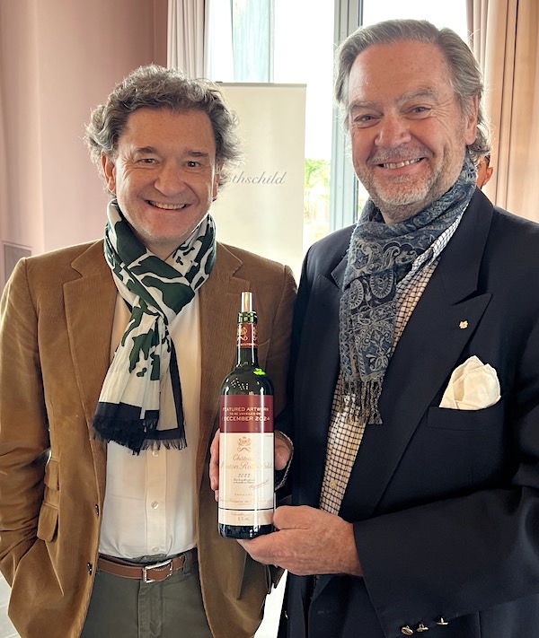 A very happy Philippe Sereys de Rothschild