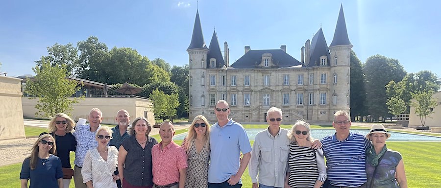 The 2024 Bordeaux Grand Cru Tour II at Chateau Pichon Baron in Pauillac